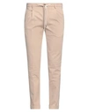 Barbati Man Pants Beige Size 38 Viscose, Polyamide, Elastane