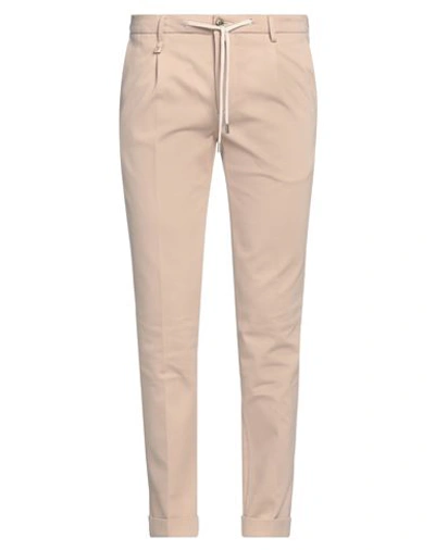 Barbati Man Pants Beige Size 38 Viscose, Polyamide, Elastane