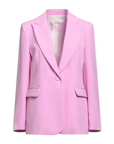 Kaos Woman Blazer Pink Size 8 Polyester, Elastane