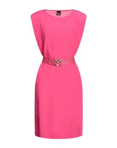 Pinko Woman Mini Dress Fuchsia Size 10 Viscose