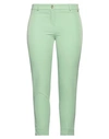 Maryley Woman Pants Light Green Size 10 Polyester, Elastane