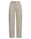 Red Quintessence Woman Pants Khaki Size 8 Cotton, Linen In Beige