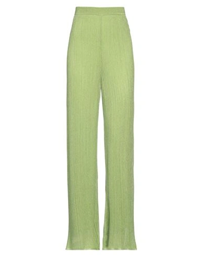 Missoni Woman Pants Acid Green Size 8 Viscose, Polyester