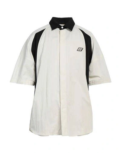 Ambush Man Shirt White Size L Cotton, Nylon, Rayon