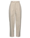 CAN PEP REY CAN PEP REY WOMAN PANTS BEIGE SIZE S COTTON, LYOCELL