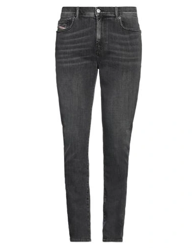 Diesel Man Jeans Black Size 34w-30l Cotton, Elastomultiester, Elastane