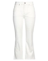 Mauro Grifoni Grifoni Woman Jeans White Size 27 Cotton, Elastane