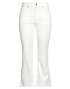 Mauro Grifoni Grifoni Woman Jeans White Size 30 Cotton, Elastane