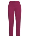 Emme By Marella Woman Pants Mauve Size 4 Polyester In Purple
