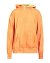 NOTSONORMAL NOTSONORMAL MAN SWEATSHIRT ORANGE SIZE L COTTON