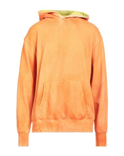 NOTSONORMAL NOTSONORMAL MAN SWEATSHIRT ORANGE SIZE L COTTON