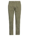 Nine In The Morning Man Jeans Military Green Size 32 Cotton, Elastane In Green