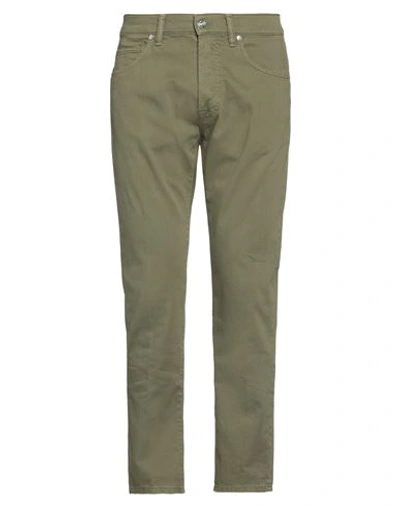 Nine In The Morning Man Jeans Military Green Size 32 Cotton, Elastane