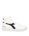 Diadora Heritage Man Sneakers White Size 11 Textile Fibers In White