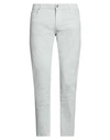 Eleventy Man Pants Light Grey Size 36 Cotton, Elastane