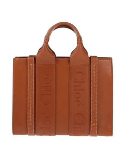 Chloé Woman Handbag Tan Size - Calfskin In Brown