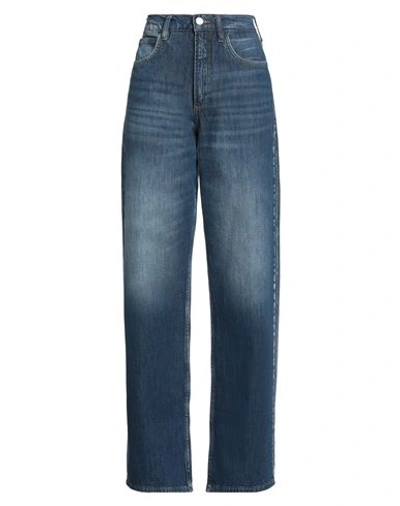 Frame Woman Jeans Blue Size 28 Cotton, Recycled Cotton