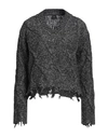 Shop Pinko Woman Sweater Lead Size Xs Wool, Cotton, Polyamide In Grey