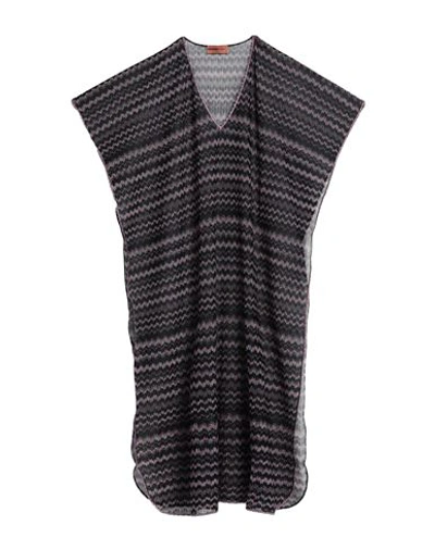 Missoni Woman Cover-up Black Size 6 Polyester, Polyamide
