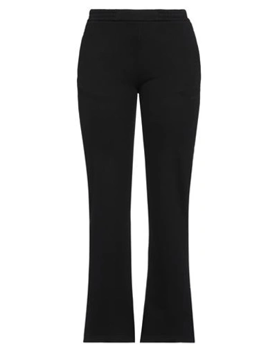 Off-white Woman Pants Black Size S Organic Cotton