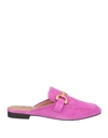 Bibi Lou Woman Mules & Clogs Mauve Size 11 Leather In Purple