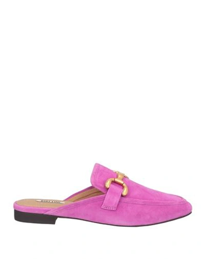 Bibi Lou Woman Mules & Clogs Mauve Size 11 Leather In Purple