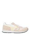 Mizuno Man Sneakers Beige Size 7 Soft Leather, Textile Fibers In Beige