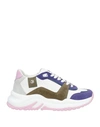 Baldinini Woman Sneakers White Size 6 Leather, Textile Fibers
