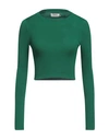 Only Woman Sweater Green Size M Viscose, Nylon