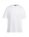Herno Man T-shirt White Size 44 Cotton, Elastane In White