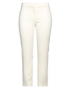 Pennyblack Woman Pants Ivory Size 12 Polyester, Elastane In White