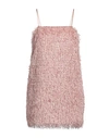 Nora Barth Woman Mini Dress Antique Rose Size 6 Viscose, Polyamide, Polyurethane, Elastane In Pink