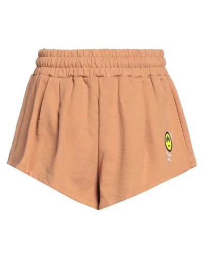Barrow Woman Shorts & Bermuda Shorts Brown Size S Cotton In Brown