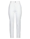 Liu •jo Woman Jeans White Size 26w-28l Cotton, Elastomultiester, Elastane In White