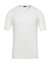 Hōsio Man T-shirt White Size S Cotton, Elastane