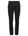 Dondup Man Pants Black Size 32 Cotton, Elastane