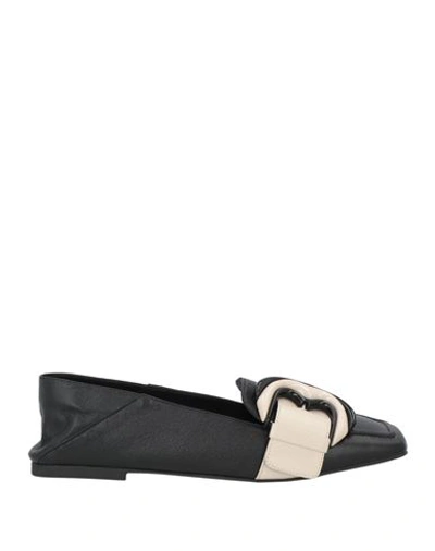 Vicenza ) Woman Loafers Black Size 12 Soft Leather In Black