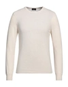 Heritage Man Sweater Ivory Size 38 Polyamide, Wool, Viscose, Cashmere In White