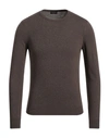 Heritage Man Sweater Brown Size 36 Polyamide, Wool, Viscose, Cashmere