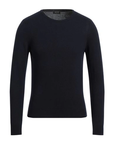 Heritage Man Sweater Midnight Blue Size 36 Polyamide, Wool, Viscose, Cashmere In Blue