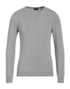 Heritage Man Sweater Grey Size 36 Polyamide, Wool, Viscose, Cashmere In Grey