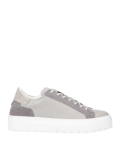 Paul Pierce Man Sneakers Light Grey Size 9 Soft Leather, Textile Fibers