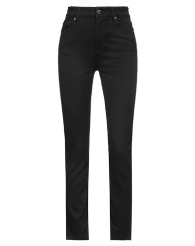 Costume National Woman Pants Black Size 26 Cotton, Polyester, Elastane