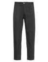 Berna Man Pants Black Size 34 Cotton, Elastane In Black