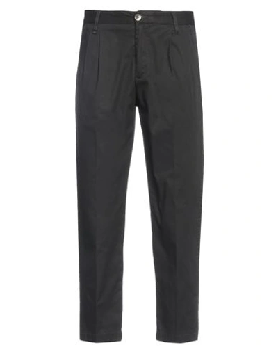 Berna Man Pants Black Size 26 Cotton, Elastane