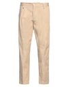 Berna Man Pants Beige Size 26 Cotton, Elastane