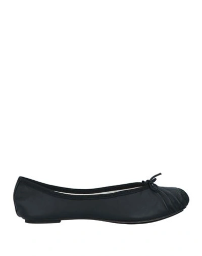 Repetto Woman Ballet Flats Black Size 5 Leather