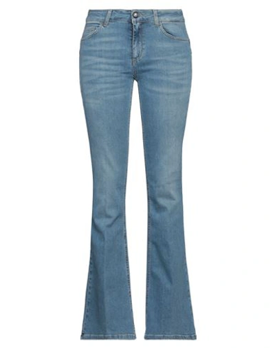 Liu •jo Woman Jeans Blue Size 32 Cotton, Elastomultiester, Elastane