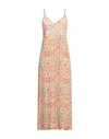 Momoní Woman Maxi Dress Coral Size 6 Silk In Red