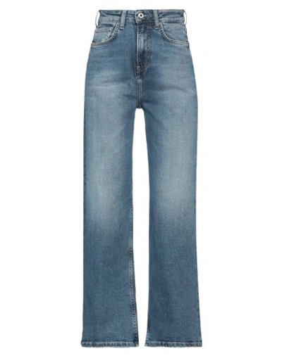 Pepe Jeans Woman Jeans Blue Size 25w-28l Cotton, Polyester, Elastane